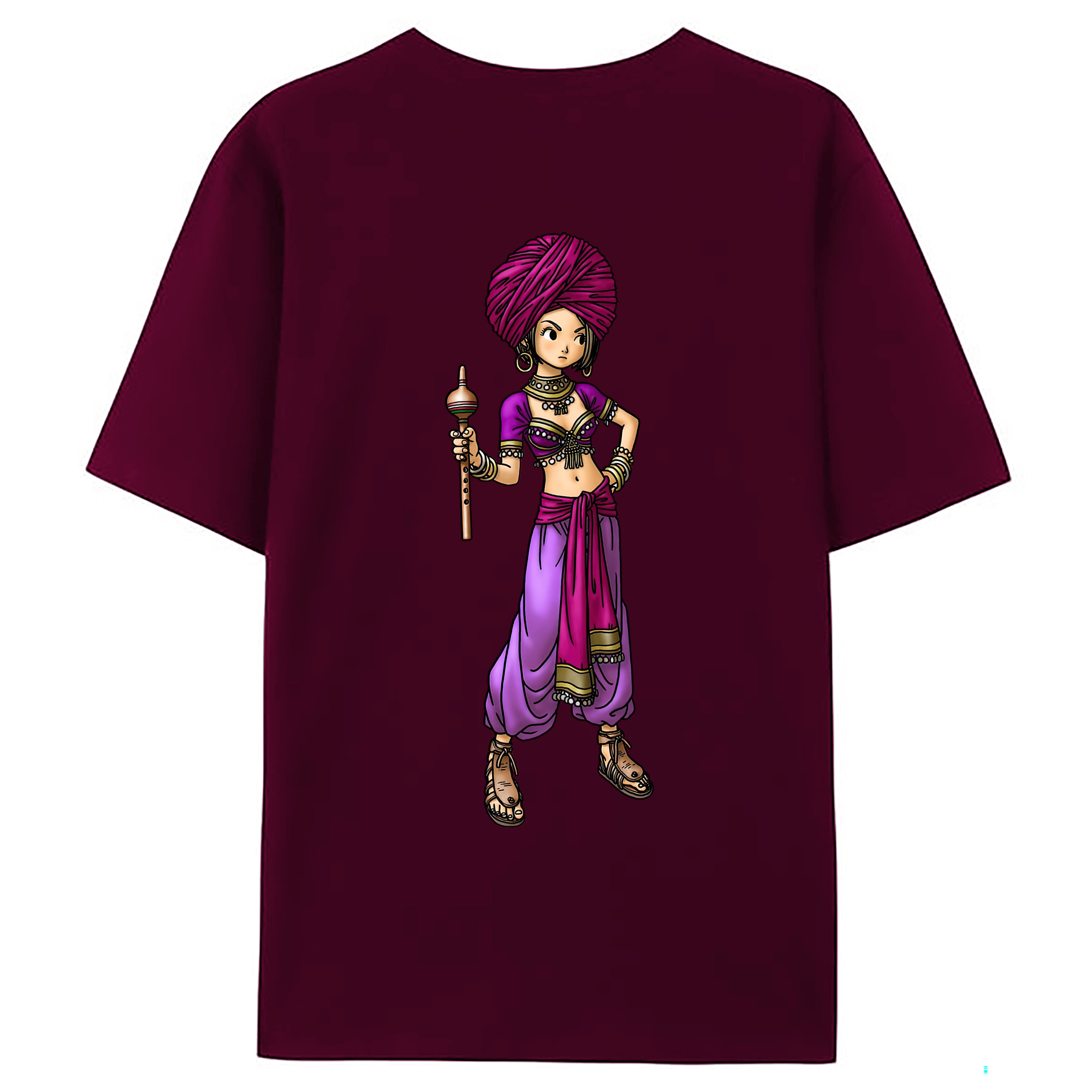 （画像用） ドラゴンクエスト Doragon Kuesuto Dragon Quest レディース半袖Tシャツ(バックプリント)